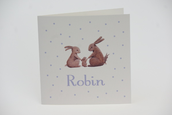 geboortekaartje robin lila